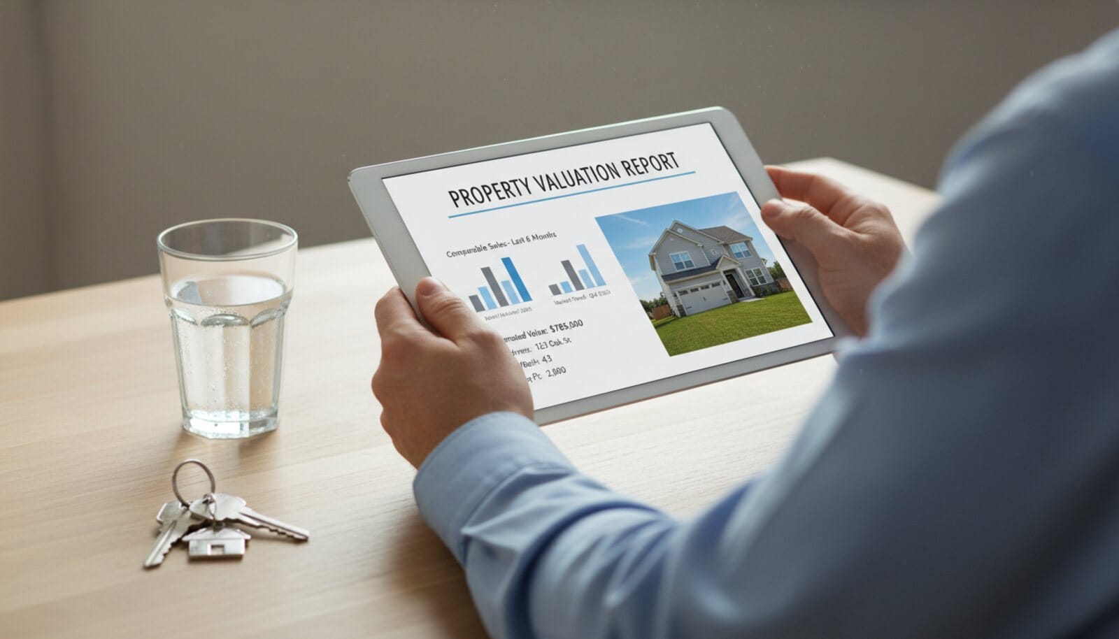 Reading the same HomeIQ valuation the seller used, before making an offer